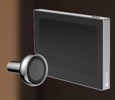 Visor de porta olho mágico sem fio  EZVIZ HP2 SILVER, CS-HP2-R100-6E2WB-GR