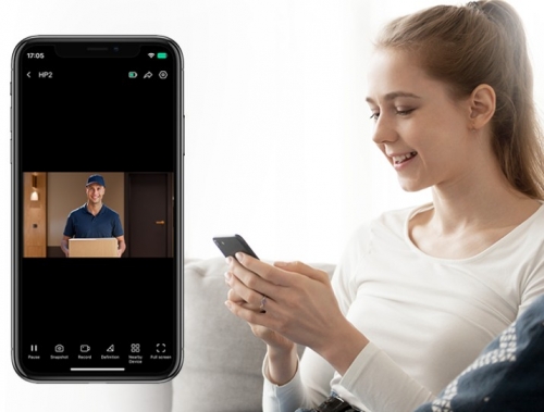 Visor de porta olho mágico sem fio  EZVIZ HP2 SILVER, CS-HP2-R100-6E2WB-GR