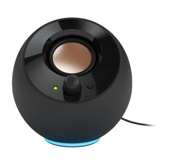 Conjunto de colunas de mesa Creative Labs Pebble SE Dual USB 2.0 com ARGB 