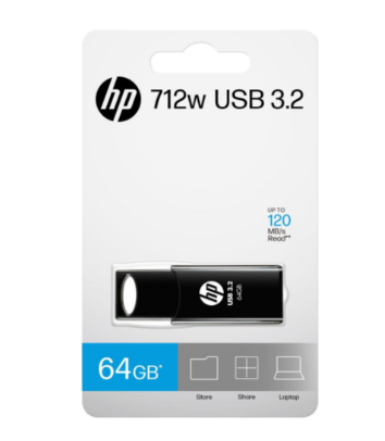 HP 64GB 712w Blue USB 3.2 Flash Drive
