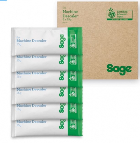 SAGE the Machine Descaler – descalcificador para máquinas de café expresso - 6 x 25g SCC101NEU0ZEU1