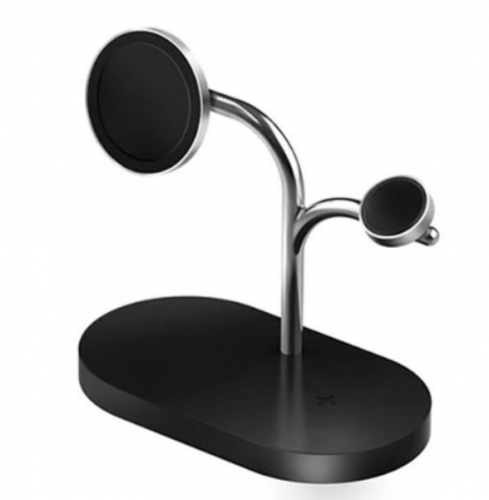 Carregador Wireless Samsung 3 em 1 USB Preto