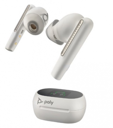 Estojo Poly de carregamento ecrã de toque branco