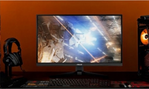 Monitor ASUS TUF Gaming VG27AQ5A LED gaming 27" QHD 210 Hz Fast IPS 300 HDR10 0.3 ms 2xHDMI preto, 90LM0BN0-B01371