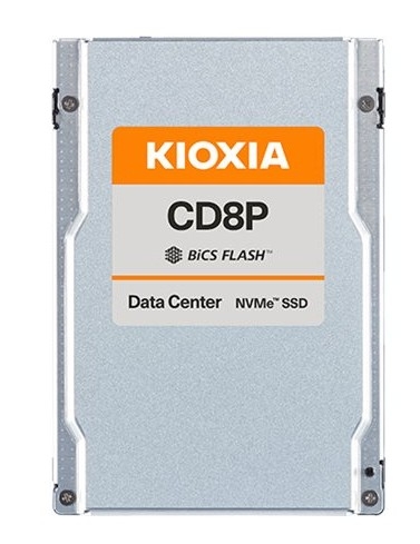 Disco SSD Centro de Dados, Utilização Mista 12800 GB 2.5" PCI Express 5.0 x4 KIOXIA CD8P-V Series KCD8XPUG12T8