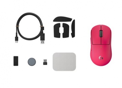Rato Gaming Sem Fios Logitech G PRO X SUPERLIGHT 2c Compact – 44.000 DPI – Rosa – 910-007545