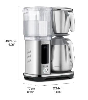 MAQUINA CAFE SAGE THE LUXE BREWER THERMA STAINLESS STEEL