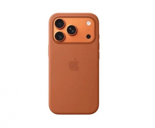 Capa em Silicone Magsafe para iPhone 17 Pro Terracota
