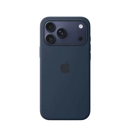 Capa em Silicone com Magsafe para iPhone 17 Pro Max Meia-noite