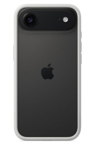 Capa telemóvel plástico policarbonato reforçado cinza claro para iPhone Air Apple MH014ZM/A