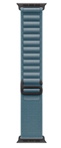 Bracelete Apple para relógio inteligente 49 mm, acabamento em titânio preto tamanho Médio azul celeste, MG9L4ZM/A