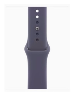 Apple Watch Series 11 GPS 42mm Alumínio Prateado c/ Bracelete Desportiva Roxo Névoa M/L MEU74QL/A