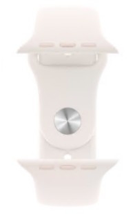 Apple Watch Series 11 GPS 46mm Alumínio Rosa-dourado c/ Bracelete Desportiva Rosa Leve S/M MEV64QL/A