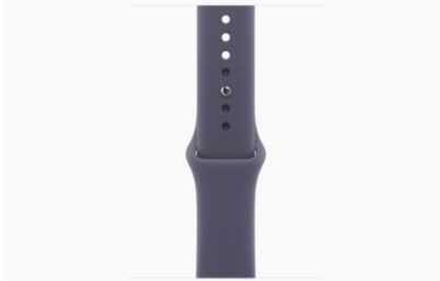 Apple Watch Series 11 GPS 46mm Alumínio Prateado c/ Bracelete Desportiva Roxo Névoa M/L MEVA4QL/A