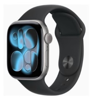 Apple Watch Series 11 GPS + Cellular 42mm Alumínio Cinzento Sideral c/ Bracelete Desportiva Preta S/M MF8A4QL/A
