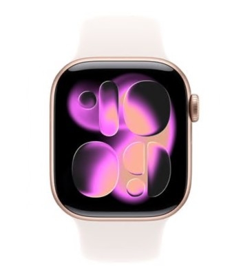 Apple Watch Series 11 (GPS + Cellular) 42 mm alumínio dourado rosa amanho da banda: M/L 64 GB LTE, Wi-Fi 4, UWB, Bluetooth 5G , MF8F4QL/A