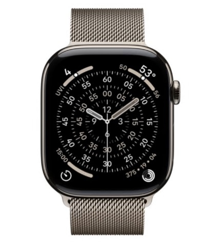 Apple Watch Series 11 (GPS + Cellular) 46 mm 64 GB LTE, Wi-Fi 4, UWB, Bluetooth 5G titanium natural , MFD04QL/A