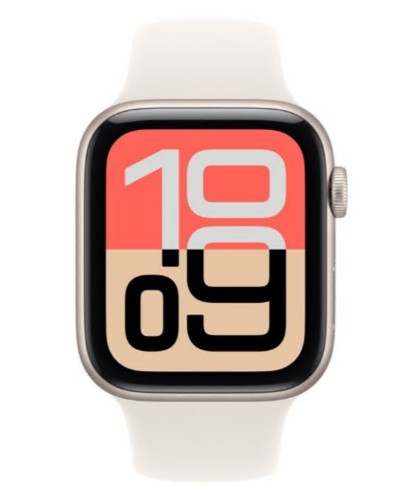 Apple Watch SE 3 GPS 44mm Alumínio Luz das Estrelas c/ Bracelete Desportiva Luz das Estrelas M/L  MEHJ4QL/A