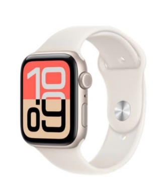 Apple Watch SE 3 GPS + Cellular 44mm Alumínio Luz das Estrelas c/ Bracelete Desportiva Luz das Estrelas M/L MEPF4QL/A