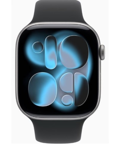 Apple Watch Series 11 GPS + Cellular 46mm Alumínio Cinzento Sideral c/ Bracelete Desportiva Preta M/L MFCA4QL/A