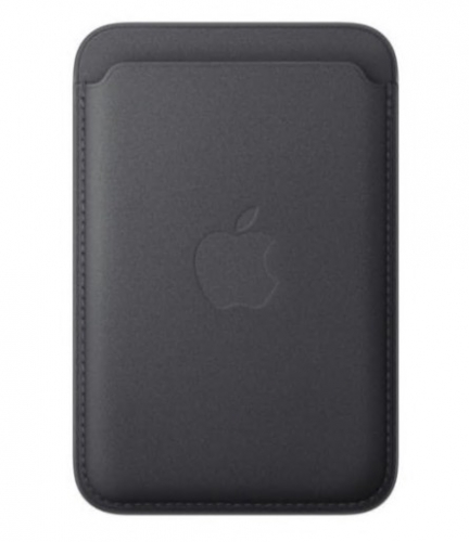 Carteira Apple para telemóvel/cartão de crédito compatibilidade MagSafe microtecido, FineWoven preto | MGHA4ZM/A