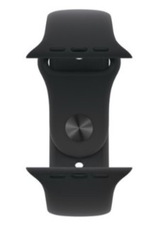 Apple Watch Series 11 GPS + Cellular 46mm Titânio Ardósia c/ Bracelete Desportiva Preta M/L MFD24QL/A