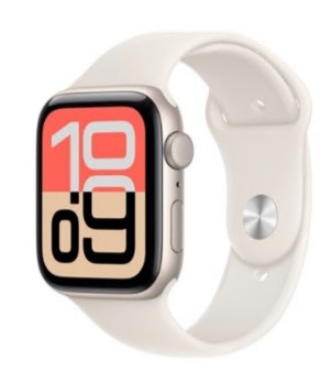 Apple Watch SE 3 GPS 44mm Alumínio Luz das Estrelas c/ Bracelete Desportiva Luz das Estrelas S/M MEHG4QL/A