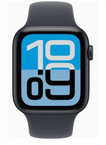 Apple Watch SE 3 GPS 44mm Alumínio Meia-noite c/ Bracelete Desportiva Meia-noite M/L MEHQ4QL/A