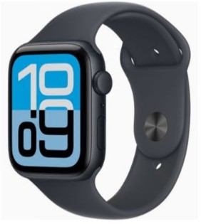 Apple Watch SE 3 GPS 44mm Alumínio Meia-noite c/ Bracelete Desportiva Meia-noite S/M MEHN4QL/A