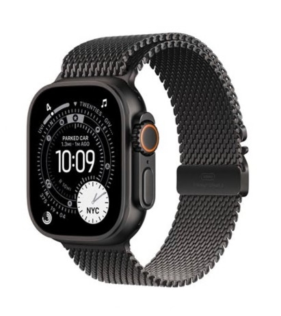 Apple Watch Ultra 3 49 mm titânio preto tamanho da banda: L 64 GB LTE, NFC, Wi-Fi 4, UWB, Bluetooth 5G , MF1T4QL/A