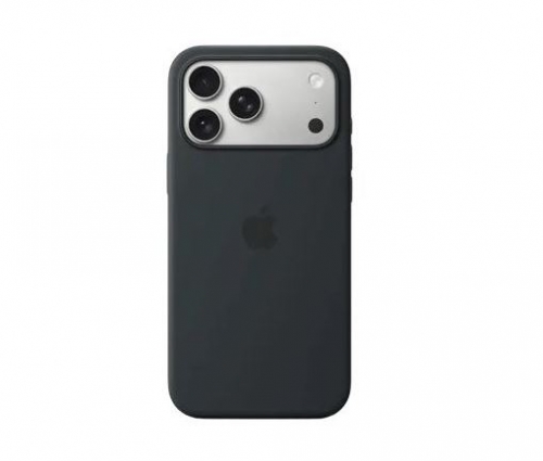 Capa em Silicone com Magsafe para iPhone 17 Pro Max Black
