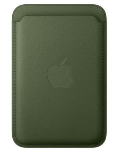 Apple Carteira para telemóvel/cartão de crédito compatibilidade MagSafe microtecido, FineWoven musgo, MGH74ZM/A
