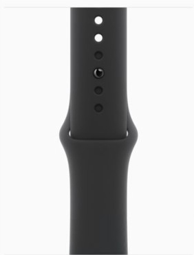 Apple Watch Series 11 GPS 42mm Alumínio Preto Brilhante c/ Bracelete Desportiva Preta S/M MEQT4QL/A