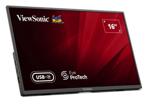 Monitor ViewSonic portátil leve USB-C de 16”, VA1650
