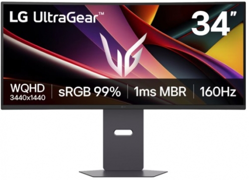 Monitor LG 34G600A-B 34" LG UltraGear™ WQHD Curved, 160 Hz, AMD FreeSync™ Premium