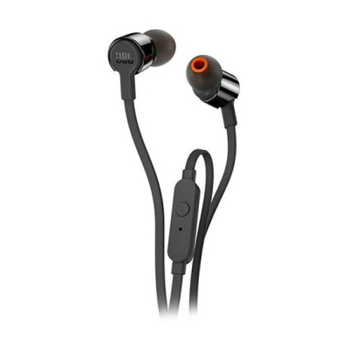 JBL EARPHONES TUNE T210 3.5" C/ BOLSA TRANSPORTE Preto - JBLT210BLACK