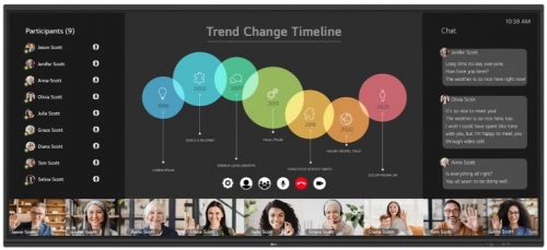 MONITOR LG 105TR5WP-B PROFISSIONAL 105" UHD 5K 400CD 16/7 MULTI TOUCH 50 POINT