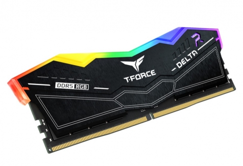 Memória TEAM GROUP 32GB 2X16GB 6000MT/s DDR5 CL38 DIMM T-Force DELTA RGB BLACK, FF3D532G6000HC38JDC01