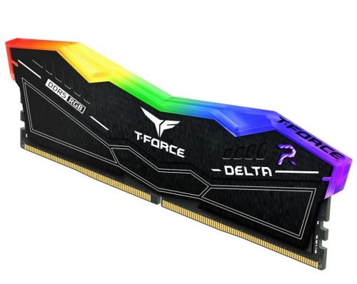 Memória TEAM GROUP 32GB 2X16GB 6000MT/s DDR5 CL38 DIMM T-Force DELTA RGB BLACK, FF3D532G6000HC38JDC01