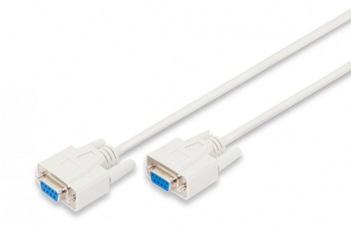 Digitus AK-610106-020-E cabo de série Bege 2 m D-Sub9