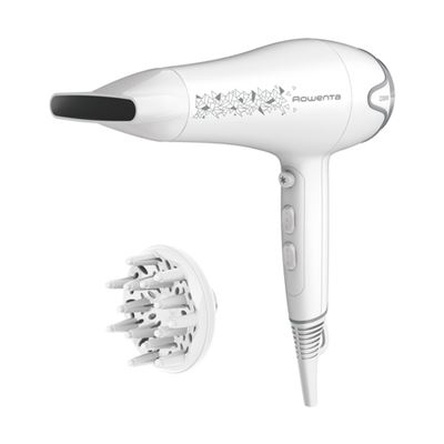 SECADOR CABELO ROWENTA 2200W 2 VELOC 3 TEMP BRANCO - CV5709F0
