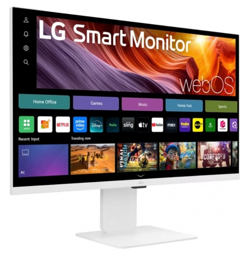 MONITOR LG 32U850SA-W SMART IPS 32" (31.5) UHD 4K HDMI USB-C COLUNAS WEBCAM HAS PIVOT