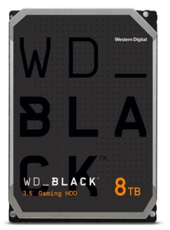Disco WD Black WD8002FZBX 8TB jogos 3.5" SATA 6Gb/s 7200 rpm buffer: 256 MB