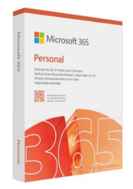 Microsoft 365 Personal Licença (1 ano) 1 utilizador, até 5 dispositivos e-mail ESD Win, Mac, Android, iOS Todas as Línguas, EP2-32306