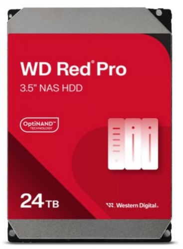 Disco WD Red Pro WD240KFGX Enterprise 24TB 3.5" SATA 6Gb/s 7200 rpm buffer: 512 MB, WD240KFGX