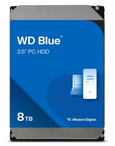 Disco WD Blue WD80EAAZ 8TB 3.5" SATA 6Gb/s 5640 rpm buffer: 256 MB
