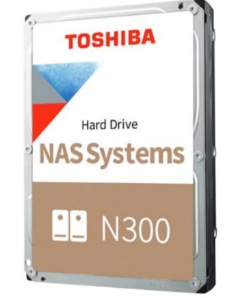 Disco Toshiba N300 NAS 8TB 3.5" SATA 6Gb/s 7200 rpm buffer: 512 MB, MN10ADA800S