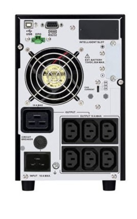 UPS torre, tempo de execução prolongado AC 220/230/240 V 2700 Watt 3000 VA 1 fase APC Easy UPS On-Line SRV3KIL-E