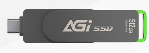 Disco AGI SSD EXTERNO ED138 PRO 512GB USB-C, AGI512G33ED138P-CB