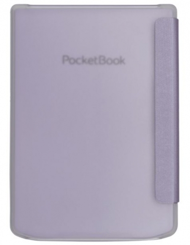Capa Protetora PocketBook Shell Cover - Transparente Roxo Claro para eReader Verse 6" – SH-TR-634-LPL-W